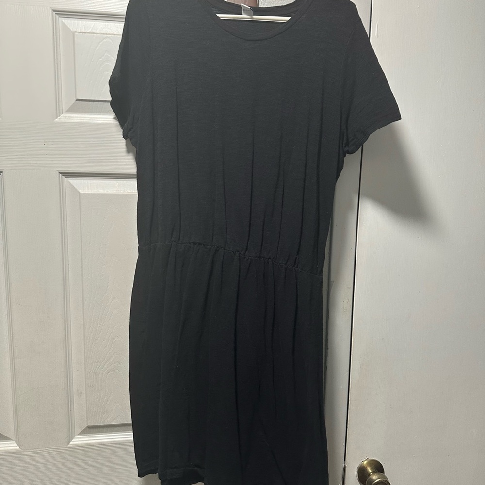 Old Navy Black T-Shirt Dress
